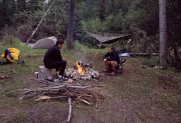 Camped on Prairie Creek